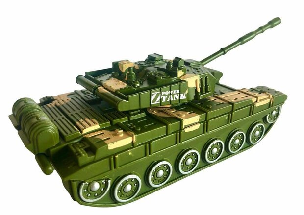 Army Tank, gepanzerter Autotank aus Druckguss-Metalllegierung ist von hoher Qualit&auml;t. - R&uuml;ckzugsantrieb - 16,5 CM