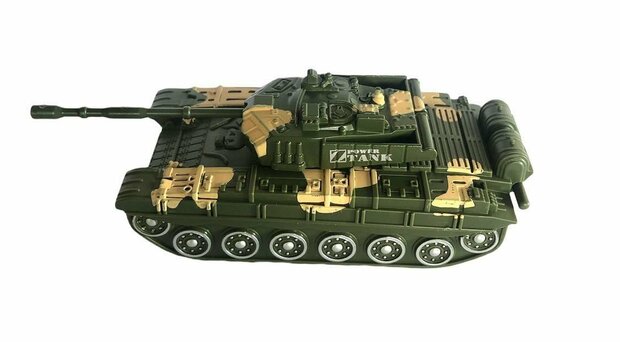 Army Tank, Die-Cast metal Alloy Armored Car Tank is made of high quality. - pull back drive - 16.5 CM