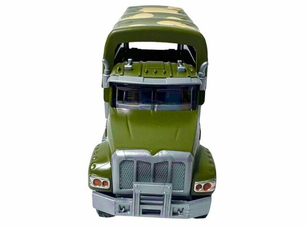 Army TRUCK, Die-Cast metal Alloy TRUCK is made of high quality. - pull back drive - 16.5 CM