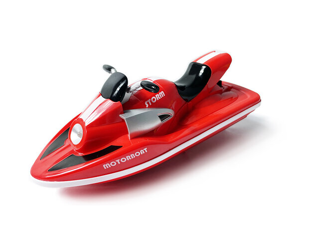 RC jet ski RISE H137 bateau rechargeable 2.4GHZ port&eacute;e 50 m&egrave;tres