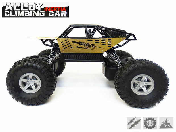 Alloy Climbing car off-road - metal Body truck 4x4 - speelgoed auto (26cm)