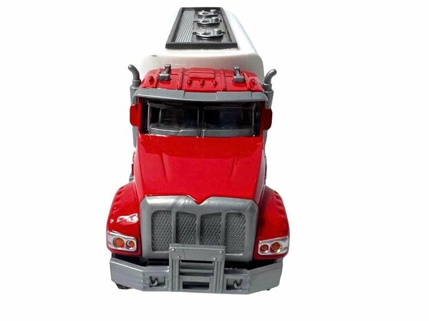 Die-cast Oil Truck-Oil Tank Container- Trick Diecast Model Toy-for Kids Collecting - 16.5 CM