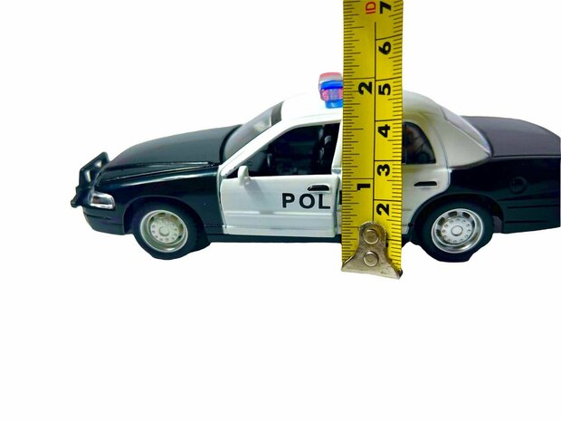 Die cast police car - Toy police car - pull-back drive - 13.5CM