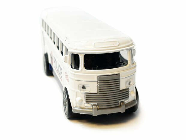 Police bus - Toy police van Die Cast vehicle - pull-back drive - 13.5CM