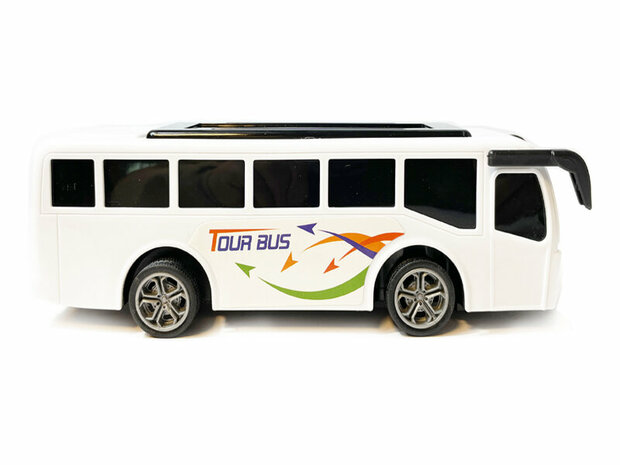 Bus radiocommand&eacute; - Lumi&egrave;re Led 3D - Jouet RC Tour Bus - 20CM