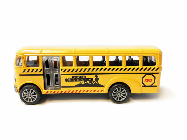 Schoolbus - Speelgoed busje Die Cast voertuig- pull-back drive - 13.5CM