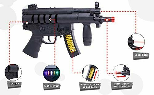 TOY GUN (LIGHT - SOUND - VIBRATION EFFECT) 32CM