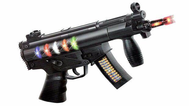 TOY GUN (LIGHT - SOUND - VIBRATION EFFECT) 32CM