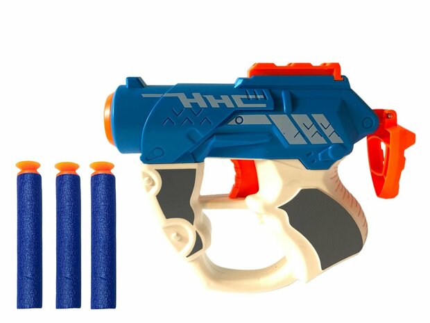 Blasters Elite fl&eacute;chettes - Battle Gun Set - Secousse avec 3 fl&egrave;ches de frappe de fl&eacute;chettes - Pistolet jouet