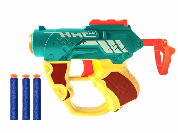 Blasters Elite fl&eacute;chettes - Battle Gun Set - Secousse avec 3 fl&egrave;ches de frappe de fl&eacute;chettes - Pistolet jouet