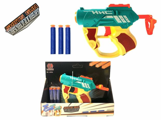 Blasters elite darts - Battle gun set - jolt with 3 dart strike arrows - toy gun