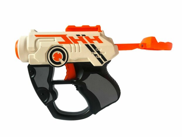 Blasters Elite fl&eacute;chettes - Battle Gun Set - Secousse avec 3 fl&egrave;ches de frappe de fl&eacute;chettes - Pistolet jouet