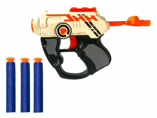 Blasters Elite fl&eacute;chettes - Battle Gun Set - Secousse avec 3 fl&egrave;ches de frappe de fl&eacute;chettes - Pistolet jouet