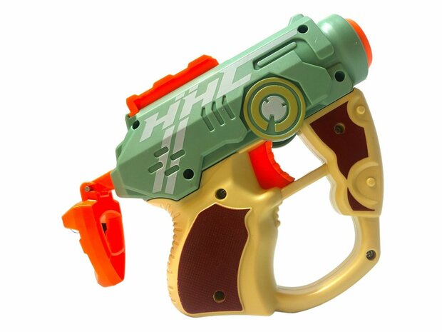 Blasters Elite fl&eacute;chettes - Battle Gun Set - Secousse avec 3 fl&egrave;ches de frappe de fl&eacute;chettes - Pistolet jouet