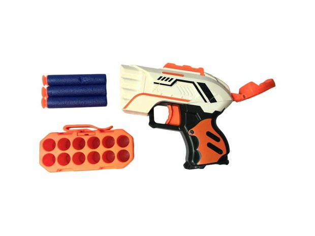 Blasters Elite fl&eacute;chettes - Battle Gun Set - Secousse avec 3 fl&egrave;ches de frappe de fl&eacute;chettes - Pistolet jouet