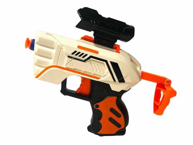 Blasters Elite fl&eacute;chettes - Battle Gun Set - Secousse avec 3 fl&egrave;ches de frappe de fl&eacute;chettes - Pistolet jouet