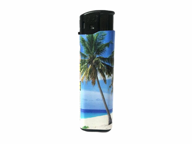 Aanstekers Klik 50 stuks met strand print