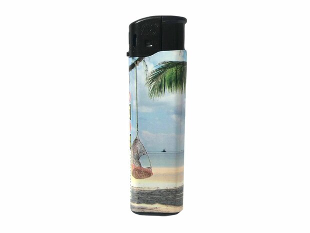 Aanstekers Klik 50 stuks met strand print