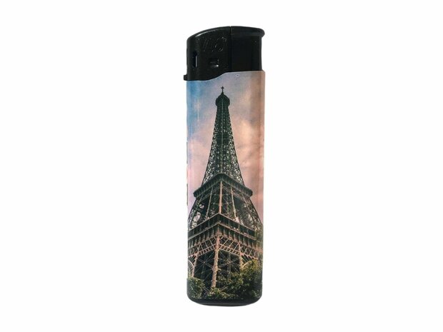 Click lighters with EU cities print