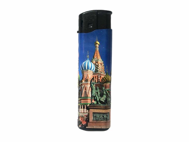 Click lighters with EU cities print