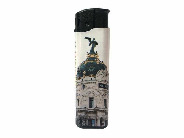 Click lighters with EU cities print