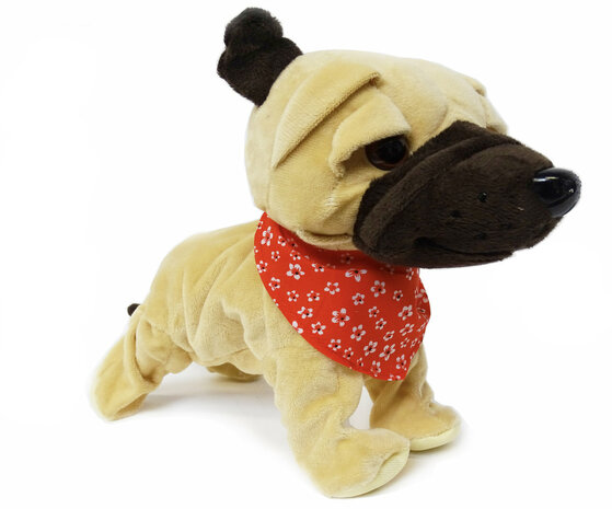 Cute Little Puppy cute toy Istarski ostrodlaki gonic dog barks and walks 19CM Cute little puppy can cute bark at you with his sweet face and also walk. Playing with your cute little dog is super fun. Take care of him like a re