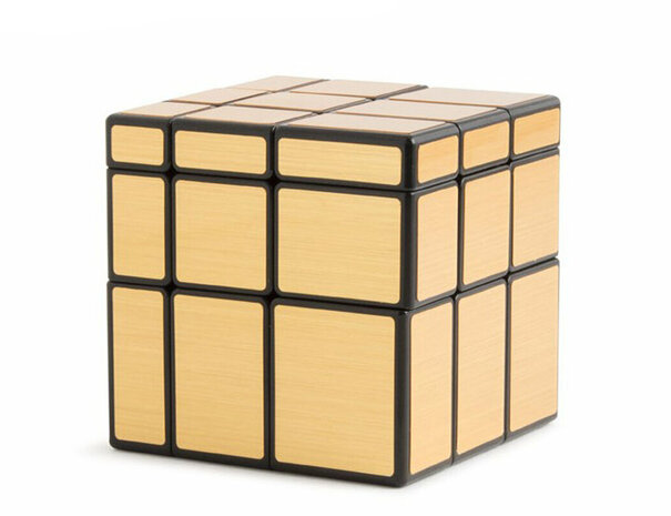 Mirror kubus 3x3 - QiYi cube - Goud