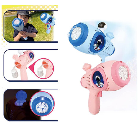 Bubble gun - Space Gun Bubbles - shoots bubbles automatically