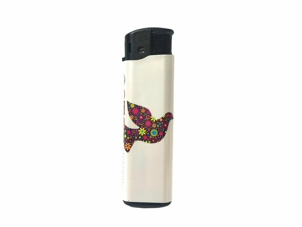 T Lighters -Click -50 pieces - with Peace Print