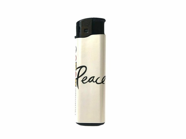 T Lighters -Click -50 pieces - with Peace Print