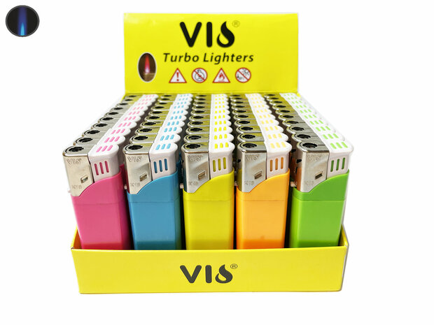 Turbo-Feuerzeuge in Neonfarbe