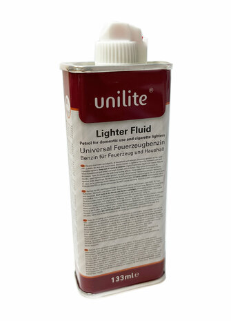 Liquide &agrave; briquet Unilite - Flacon de recharge universel essence