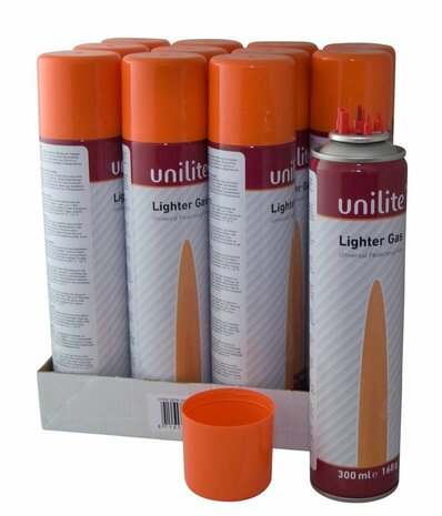 Unilite gas vuller voor elke type gasaanstekers.   