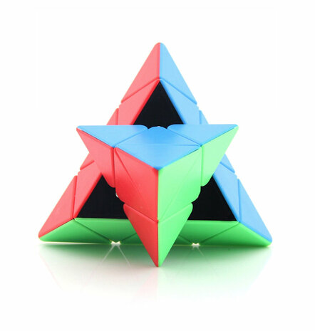 Pyramid cube - kubus 9x9 - Piramide vorm 9.5CM