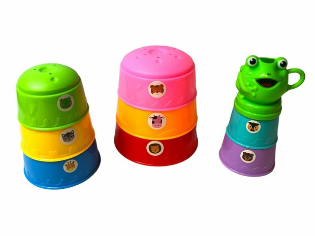 Toy baby stacking cups