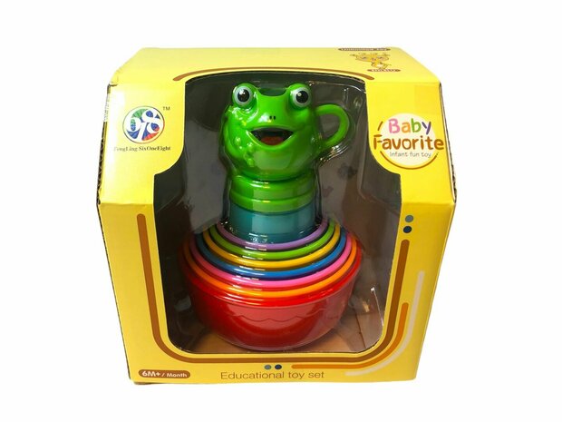 Toy baby stacking cups