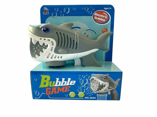 Seifenblasenspielzeug - Bubble Gun Shark - USB wiederaufladbar