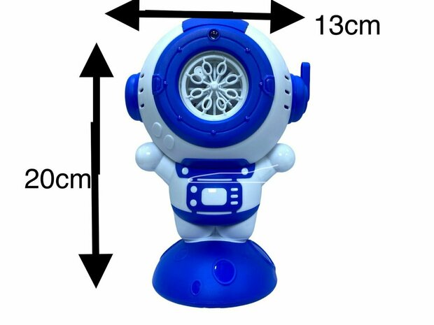 Bellenblaas astronaut speelgoed - schiet bellen - incl. zeep