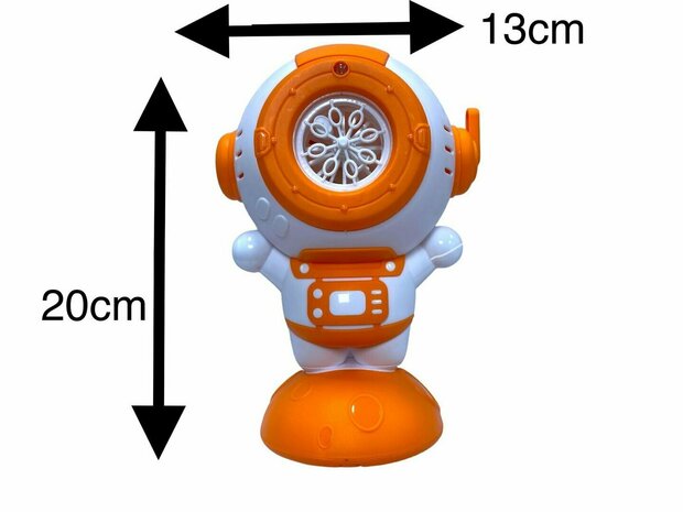 Jouet astronaute qui souffle des bulles - tire des bulles - avec savon