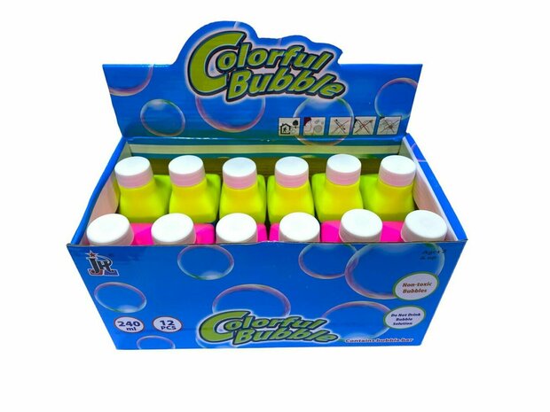 Bellenblaas vloeistof - zeep 240ml - Bubble Gun