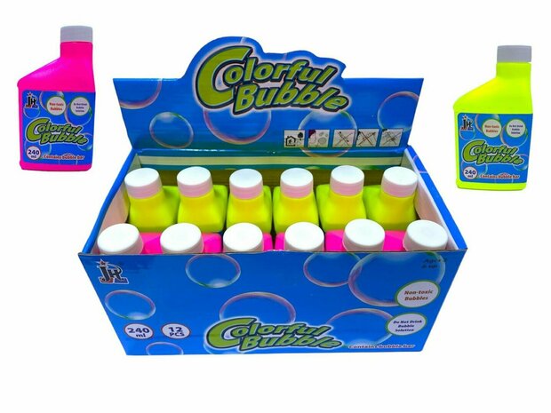 Bubble blowing liquid - soap 240ml - Bubble Gun