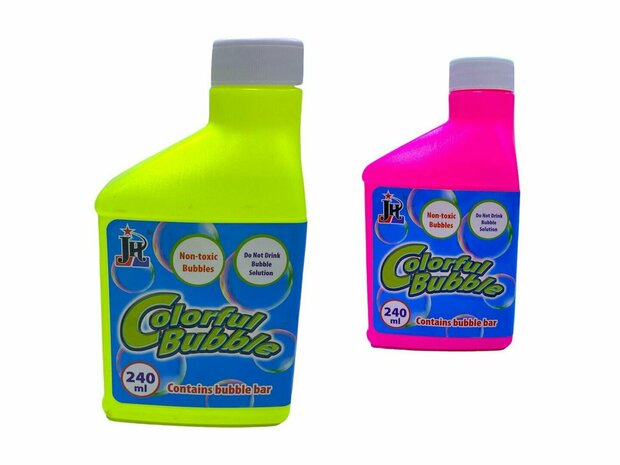 Bellenblaas vloeistof - zeep 240ml - Bubble Gun