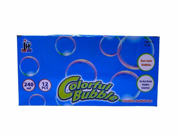 Bellenblaas vloeistof - zeep 240ml - Bubble Gun