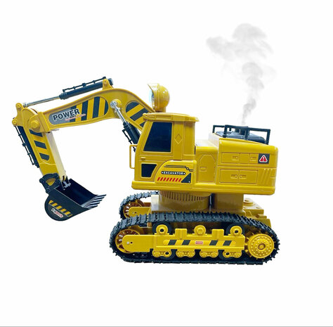 RC EXCAVATOR - WITH EFFECT - WORK VEHICLE - 2.4GH - 39CM - RECHARGEABLE