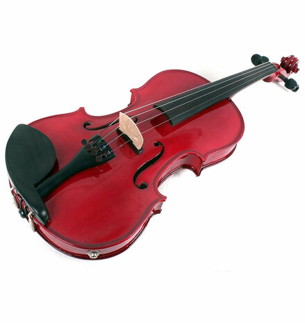Electric Violin 4/4 - Acoustic Violin - Wood - incl. softcase, bow, rosin and Rosin