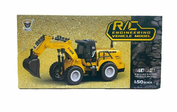 TOY RC VEHICLE WITH SAW BLADE - 1:50 - RADIO WORK VEHICLE