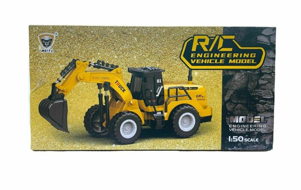 Rc drill truck toy vehicle - 1:50 - radio graphic work vehicle