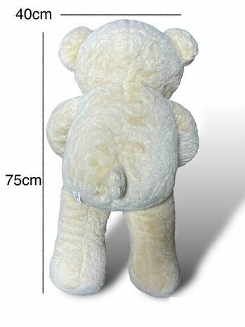 Kuschelb&auml;r gro&szlig; &ndash; 75 cm &ndash; weiches Kuscheltier &ndash; mit Love-Kissen &ndash; Teddyb&auml;r