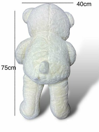 Cuddly bear Large - 75CM - soft cuddly toy - with Love cushion - Teddy bear