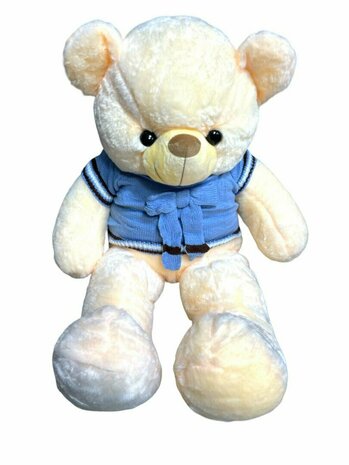 Knuffelbeer Teddybeer - 75CM - zacht knuffel beertje - met t-shirt